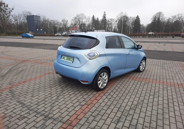 Renault Zoe cena 32900 przebieg: 87200, rok produkcji 2014 z Suchowola małe 67